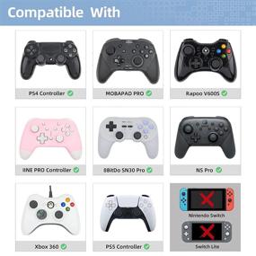 img 1 attached to GeekShare Cute Animal Theme Playstation 5 Controller Thumb Grips, Thumbsticks Cover Set compatible with Switch Pro controller and PS4 PS5 controller, 4 Pcs - Cat and Dog