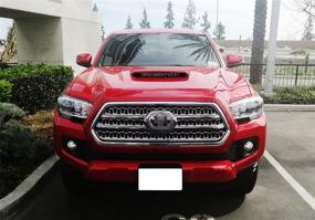 img 1 attached to 🚙 iJDMTOY 35-966 Световая планка для выемки Toyota Tacoma 2016 года и новее: включает (1) 60W светодиодную лампочку высокой мощности, кронштейны для установки на бугель капота и комплект проводки с выключателем