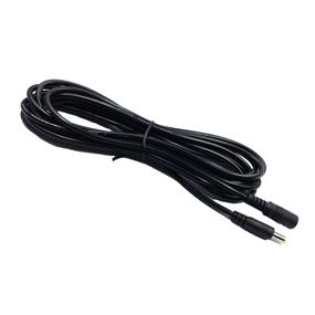 img 2 attached to 🔌 10ft Long Power Cord Extender Replacement - Compatible with Alexa Dot 4th Gen, Dot 3rd Gen, Show 5, and TV Cube - Black Cable