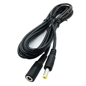 img 1 attached to 🔌 10ft Long Power Cord Extender Replacement - Compatible with Alexa Dot 4th Gen, Dot 3rd Gen, Show 5, and TV Cube - Black Cable