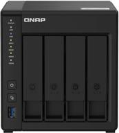 qnap ts-451d2-4g 4-дисковый 4k nas с процессором intel celeron j4025, аппаратным транскодированием и выходом hdmi логотип