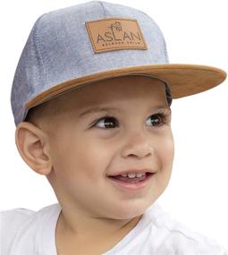 img 4 attached to 👶 Baby Snapback Hat - Stylish Infant & Toddler Flat Brim Cap for Ages 9 Months to 2 Years