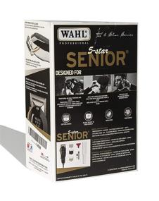 img 2 attached to 🔥 Wahl Professional 5 Star Senior Clipper - Ideal for On-Scalp Tapering, Fading, and Perfectly Suited for Professional Barbers and Stylists - Model 8545, Black, 1 Count