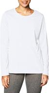 hanes women's cool dri performance sport long sleeve t-shirt логотип