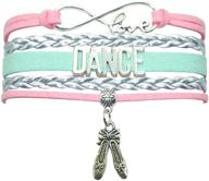 💃 hhhbeauty girls dance bracelet: perfect charm bracelet for women, girls, and dance enthusiasts - ideal gifts for dancers, dance moms, and dance teachers! logo