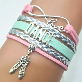 img 3 attached to 💃 HHHbeauty Girls Dance Bracelet: Perfect Charm Bracelet for Women, Girls, and Dance Enthusiasts - Ideal Gifts for Dancers, Dance Moms, and Dance Teachers!