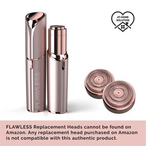 img 1 attached to 🌸 Finishing Touch Flawless Women's Painless Hair Remover in White/Rose Gold: Achieve Smoothness Effortlessly