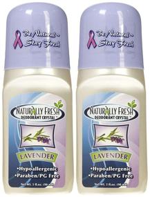 img 1 attached to Naturally Fresh Lavender Roll-On Deodorant - 3 fl oz for Effective Odor Control