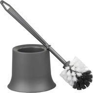 🚽 grey home basics toilet brush holder: enhancing bathroom cleanliness logo