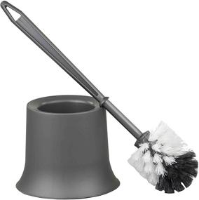 img 4 attached to 🚽 Grey Home Basics Toilet Brush Holder: Enhancing Bathroom Cleanliness