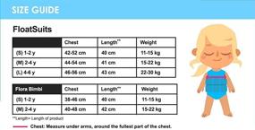 img 1 attached to Splash About Adjustable Buoyancy Swimwear Float Suit, Navy &amp; White Stripe, Ages 2-4
