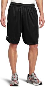 img 4 attached to 🩳 Men's Mesh Shorts with Pockets by Russell Athletic