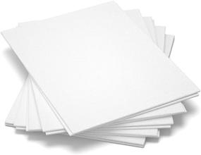 img 2 attached to 🎨 GOTIDEAL 8x10 inch Canvas Boards, Set of 10, White Gesso Primed Blank Canvases for Painting - 100% Cotton Art Supplies Canvas Panel for Acrylic Paint, Pouring, Oil Paint, Watercolor, Gouache