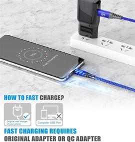 img 2 attached to AviBrex Charger Braided Compatible 2020 Blue