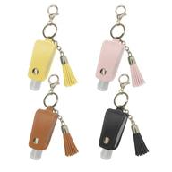 🧴 4-pack leather sanitizer holders by raikydal logo