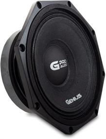 img 4 attached to Улучшите звучание вашего автомобиля с колонками Genius Audio GPRO-M098 8" 400 Вт максимальной мощности - профессиональные средних диапазонов колонки для высококачественного звучания и долговечности