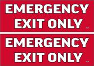 emergency sticker warning outdoor business logo