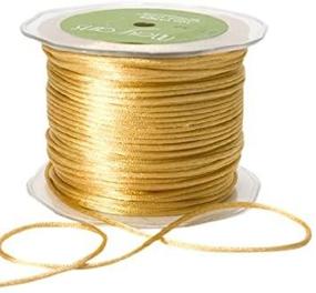 img 2 attached to ✨ Exquisite May Arts Gold Satin String Ribbon: Elevate Your Crafts with Elegance