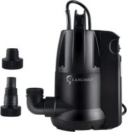 🌊 high-performance submersible water sump pump - 1/2 hp with float switch and 25ft power cord, ideal for efficient clean water draining and transfer logo