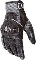 🧤 venture xl - premium summer mesh motorcycle biker gloves in black, touchscreen compatible, padded all weather feature for men and women, breathable moisture wick airflow technology logo