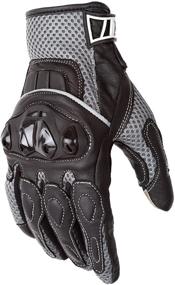 img 3 attached to 🧤 VENTURE XL - Premium Summer Mesh Motorcycle Biker Gloves in Black, Touchscreen Compatible, Padded All Weather Feature for Men and Women, Breathable Moisture Wick Airflow Technology