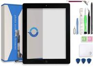 📱 fixcracked ipad 4 touch screen replacement kit with wifi antenna cable and pro tool kit (black) logo