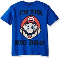 nintendo little graphic t-shirt: stylish 👕 royal boys' clothing for tops, tees & shirts logo