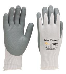 img 3 attached to 🧤 PIP 34-800/XL MaxiFoam G-Tek Premium Nitrile Foam Coated Gloves Extra Large - Pack of 12