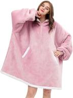angelhood blanket wearable oversized sweatshirt bedding logo