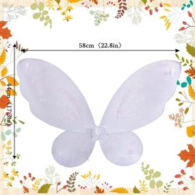 img 1 attached to ZIRICHER Butterfly Christmas Thanksgiving Gift（White）