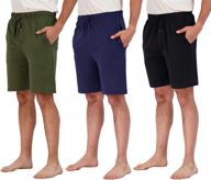 cotton jersey shorts pajamas for men's sleep & lounge attire logo