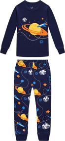 img 2 attached to Pajamas Christmas Excavator Toddler Pyjamas Boys' Clothing : Sleepwear & Robes