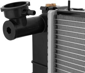 img 1 attached to 🔥 Mishimoto R2340 Plastic End-Tank Radiator for Jeep Cherokee 1991-2001 (RH Drive) - Premium Cooling System Upgrade for Maximum Performance