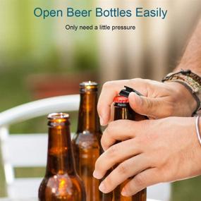 img 2 attached to 🍻 Mcyye 6PCS Colorful Keychain Beer Bottle Openers - Easy to Carry Metal Openers for Men and Women