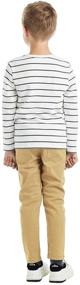 img 2 attached to 👖 BYCR Elastic Waistband Jogging W9177100732 Boys' Apparel and Trousers