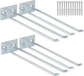 img 4 attached to 🔧 Optimized Capacity for Garage Organization with Mounted Hooks