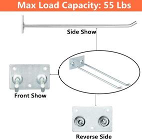 img 1 attached to 🔧 Optimized Capacity for Garage Organization with Mounted Hooks