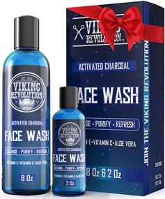 img 4 attached to Men's Charcoal Face Wash - Eliminate Dirt and Toxins, Revitalize, 🧼 and Detoxify - Daily Facial Cleanser with Charcoal for Cleansing and Refreshing