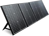 📦 120w 18v portable solar panel with usb qc 3.0, typc c output | off grid emergency power supply | compatible with rockpals/jackery solar generator power station | rv camping outdoor backup – paxcess logo