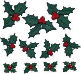 img 1 attached to 🎄 Holly Jolly Christmas Dress It Up 2478: Perfect Embellishment for the Festive Season!