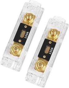 img 4 attached to LEIGESAUDIO 150A Inline ANL Fuse Holder with 150Amp - 0/2/4 Gauge - Car Audio Amplifier (2PACK)