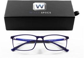 img 4 attached to 👓 2021 New Release: W-Key Specs Gen-W Blue Light Blocking Glasses for Men and Women - Perfect for Computer and Gaming Use