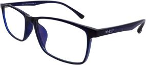 img 2 attached to 👓 2021 New Release: W-Key Specs Gen-W Blue Light Blocking Glasses for Men and Women - Perfect for Computer and Gaming Use