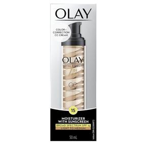 img 4 attached to Olay Total Effects CC Cream Sunscreen SPF 15, 1.7 fl oz: Tone Correcting Formula