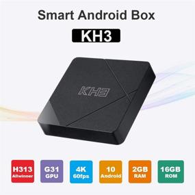 img 3 attached to 📺 KH3 Android 10.0 TV Box 2GB RAM 16GB ROM AllWinner H313 Quad-core | 3D USB HD H.265 | 2.4G WiFi Ethernet | 4K Support