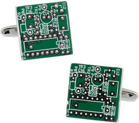 img 4 attached to 💻 Cuff Daddy Motherboard Cufflinks for Computers - Enhanced Presentation