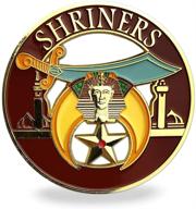 masonic shriners emblem metal decal logo