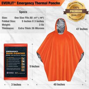 img 3 attached to 🔥 Stay Prepared in Extreme Conditions: EVERLIT Emergency Reusable Kit - Ultimate Thermal Survival Gear