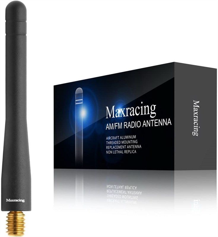 maxracing aluminum antenna compatible silverado 로고