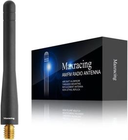 img 4 attached to Enhanced Maxracing Short Aluminum Antenna for Silverado Models 2007-2022